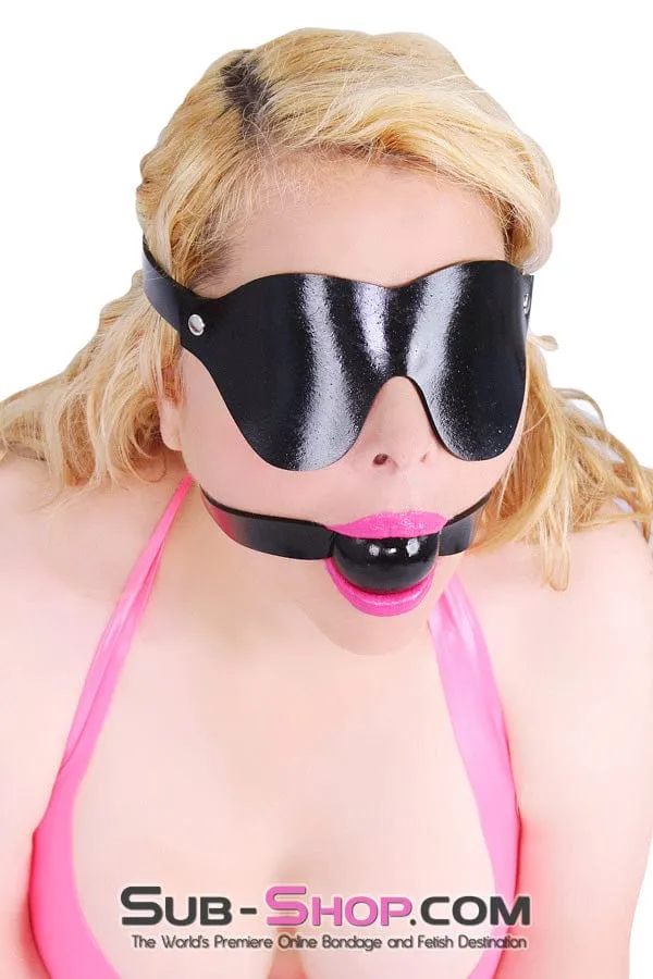 1425A      Rubber Bondage Blindfold