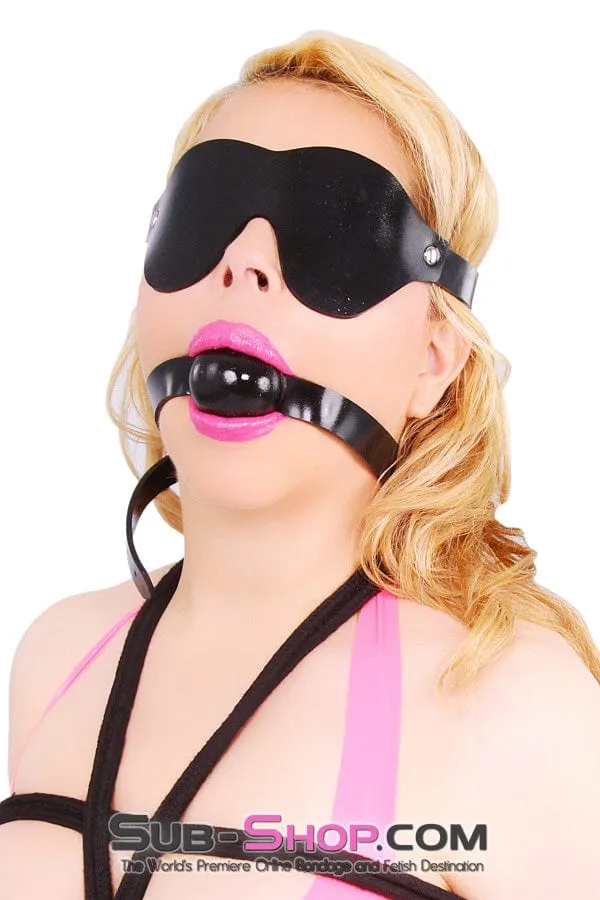 1425A      Rubber Bondage Blindfold