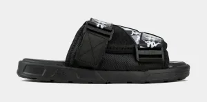 222 Banda Mitel 11 Slides Mens Sandals (Black)