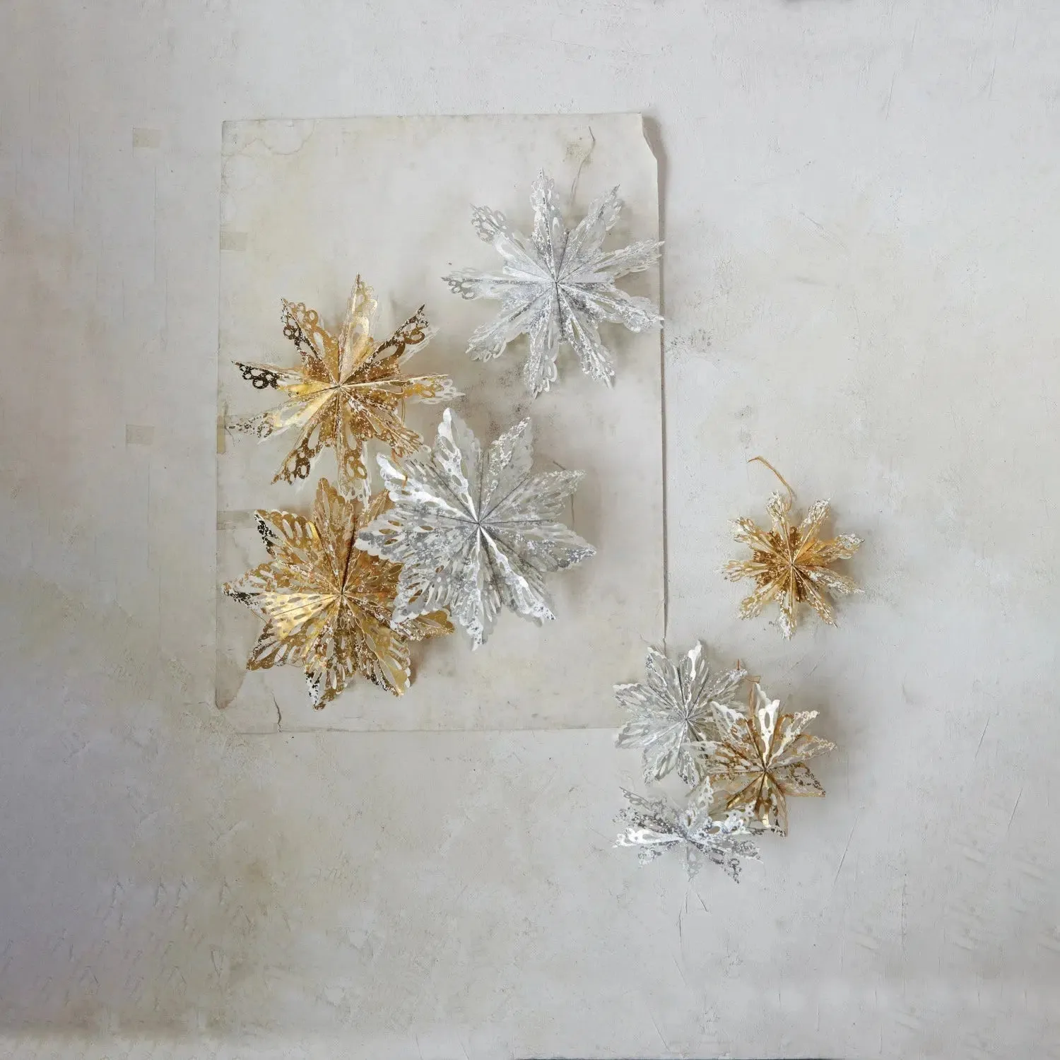 9" Paper Snowflake Ornament // 4 Styles