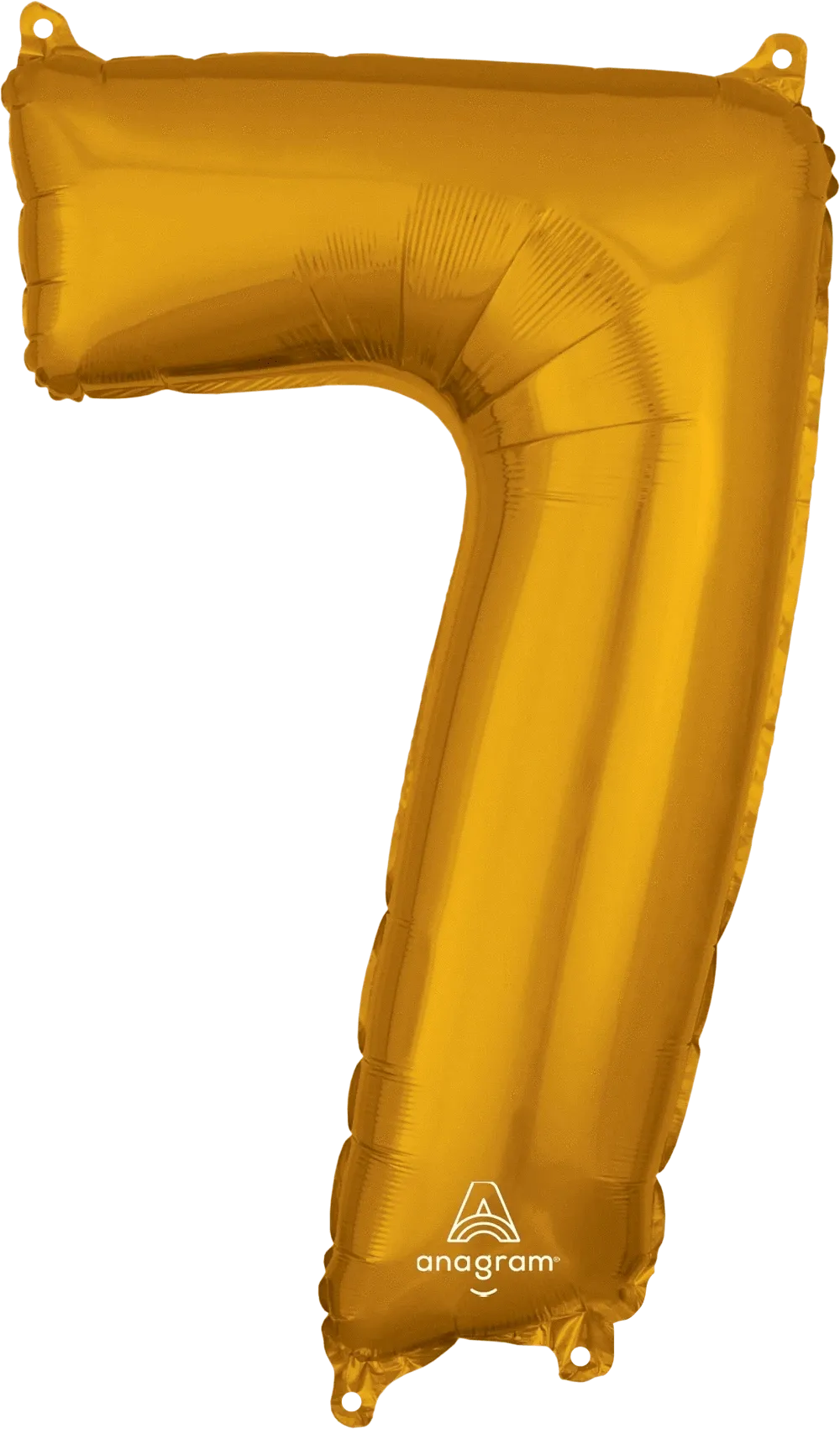 Anagram - 26" Number '7' Mylar Balloon - Gold