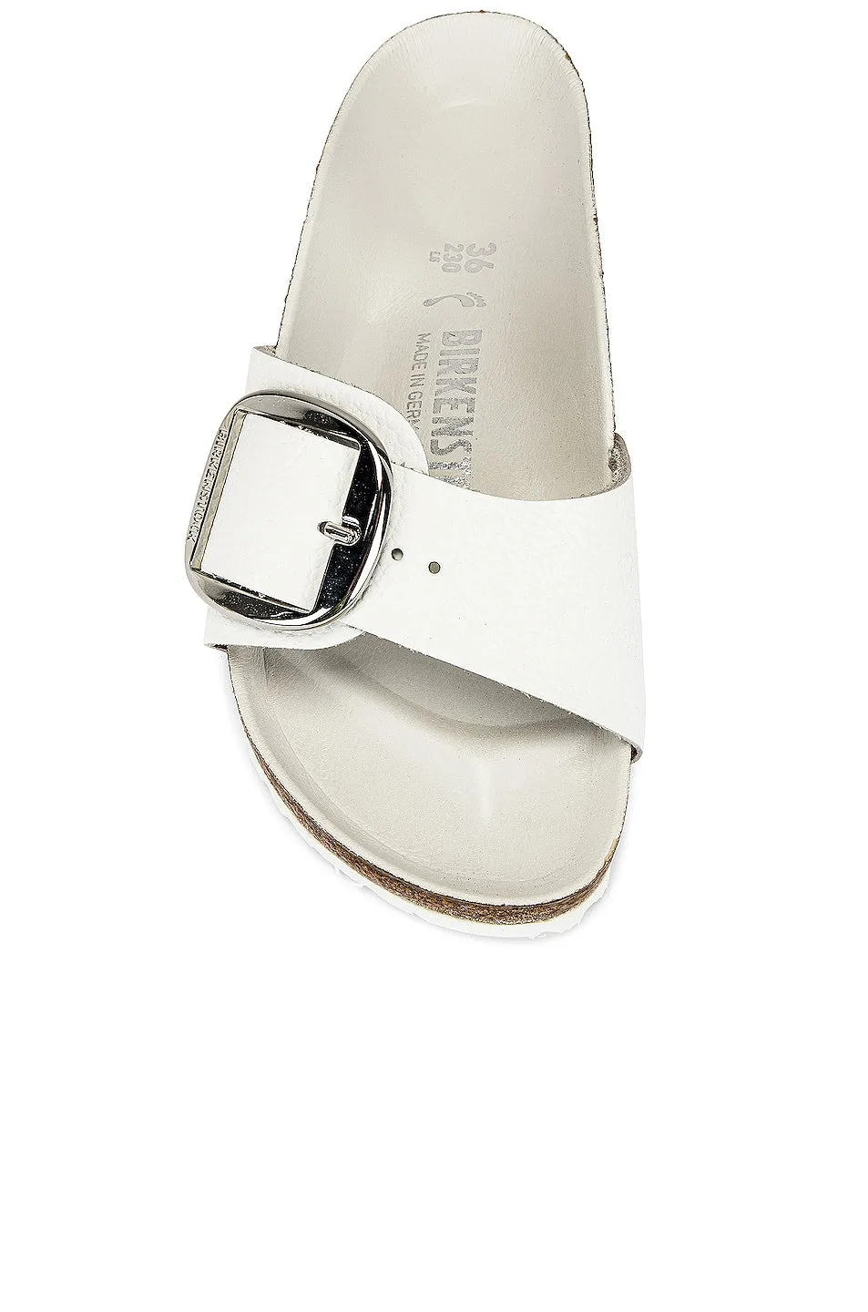 Birkenstock Madrid Big Buckle Sandals, white