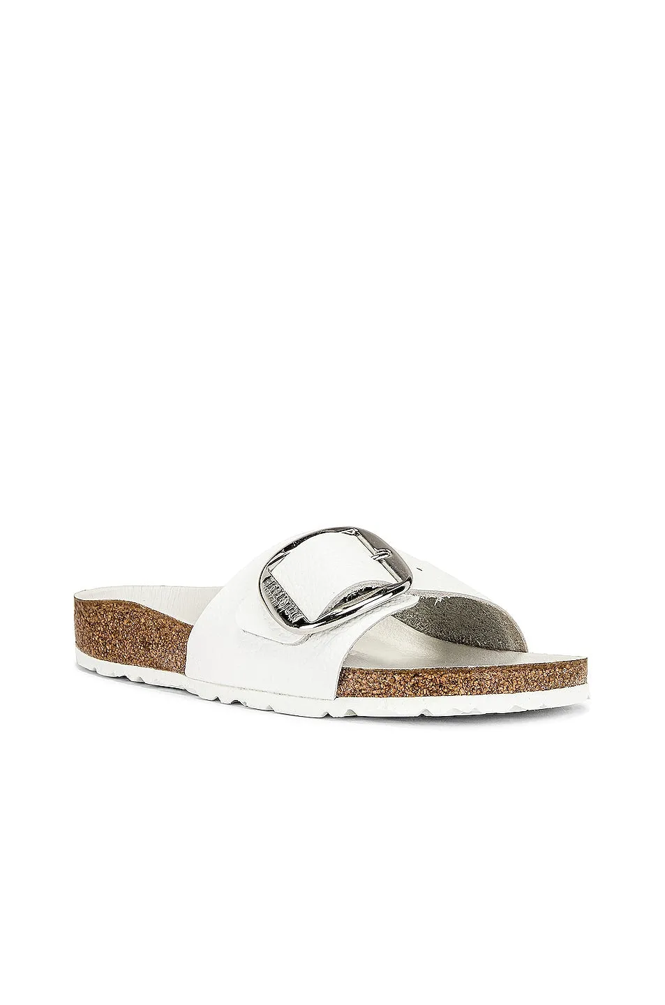 Birkenstock Madrid Big Buckle Sandals, white