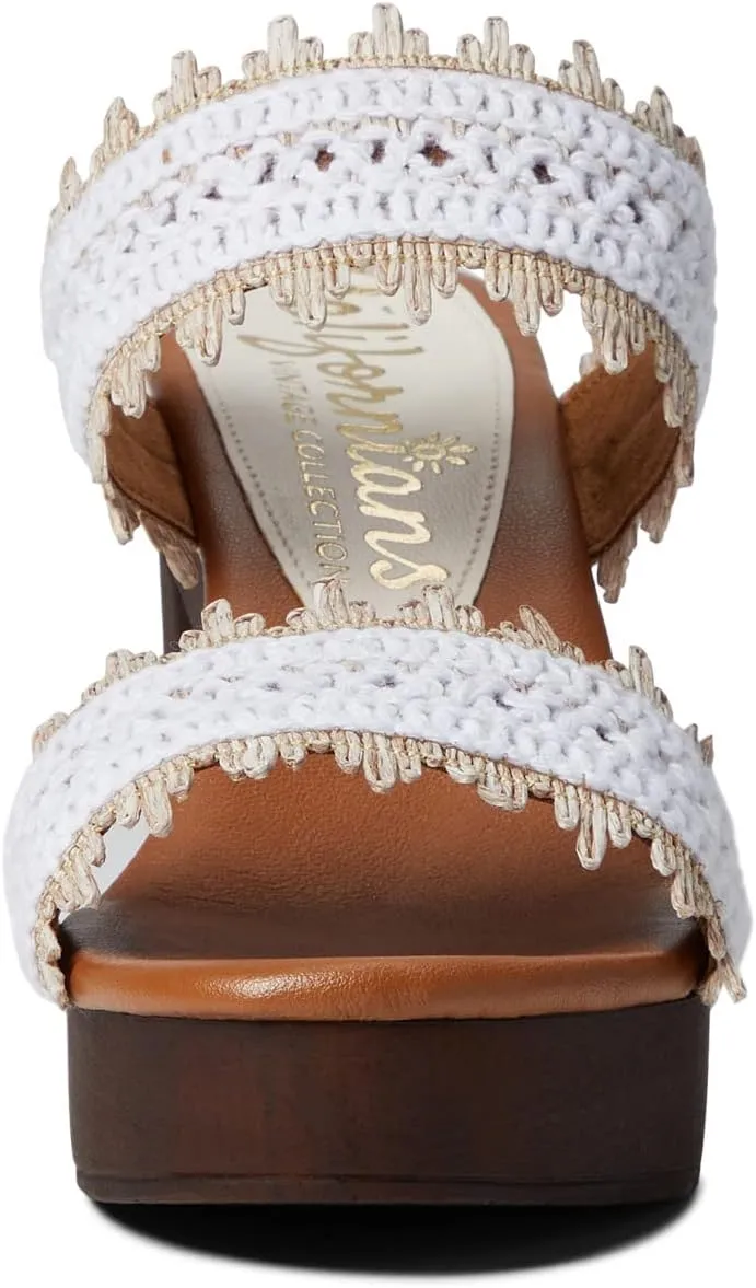 Chrissy Californians sandals, white