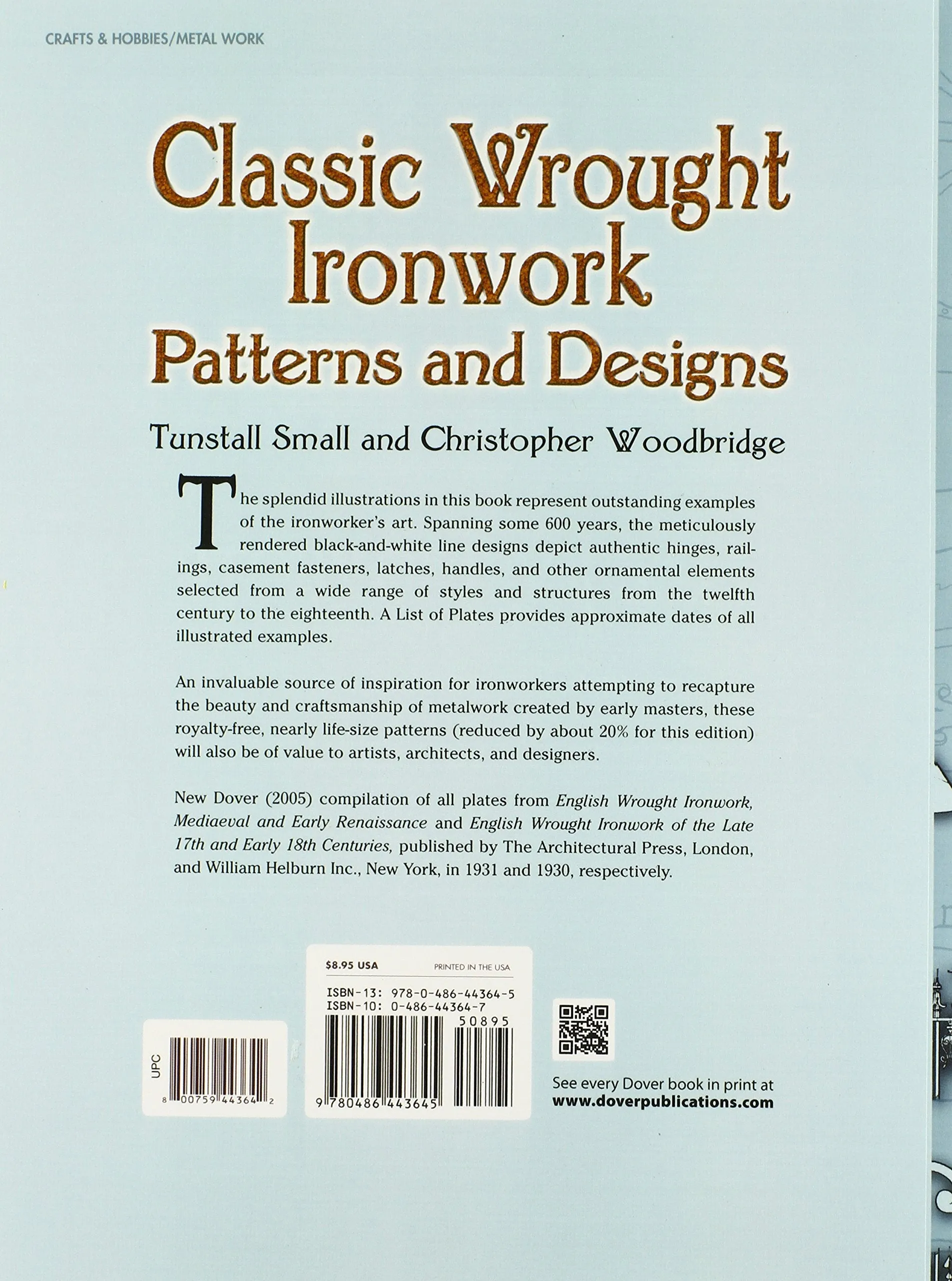 Classic Wrought Ironwork Patterns and Designs