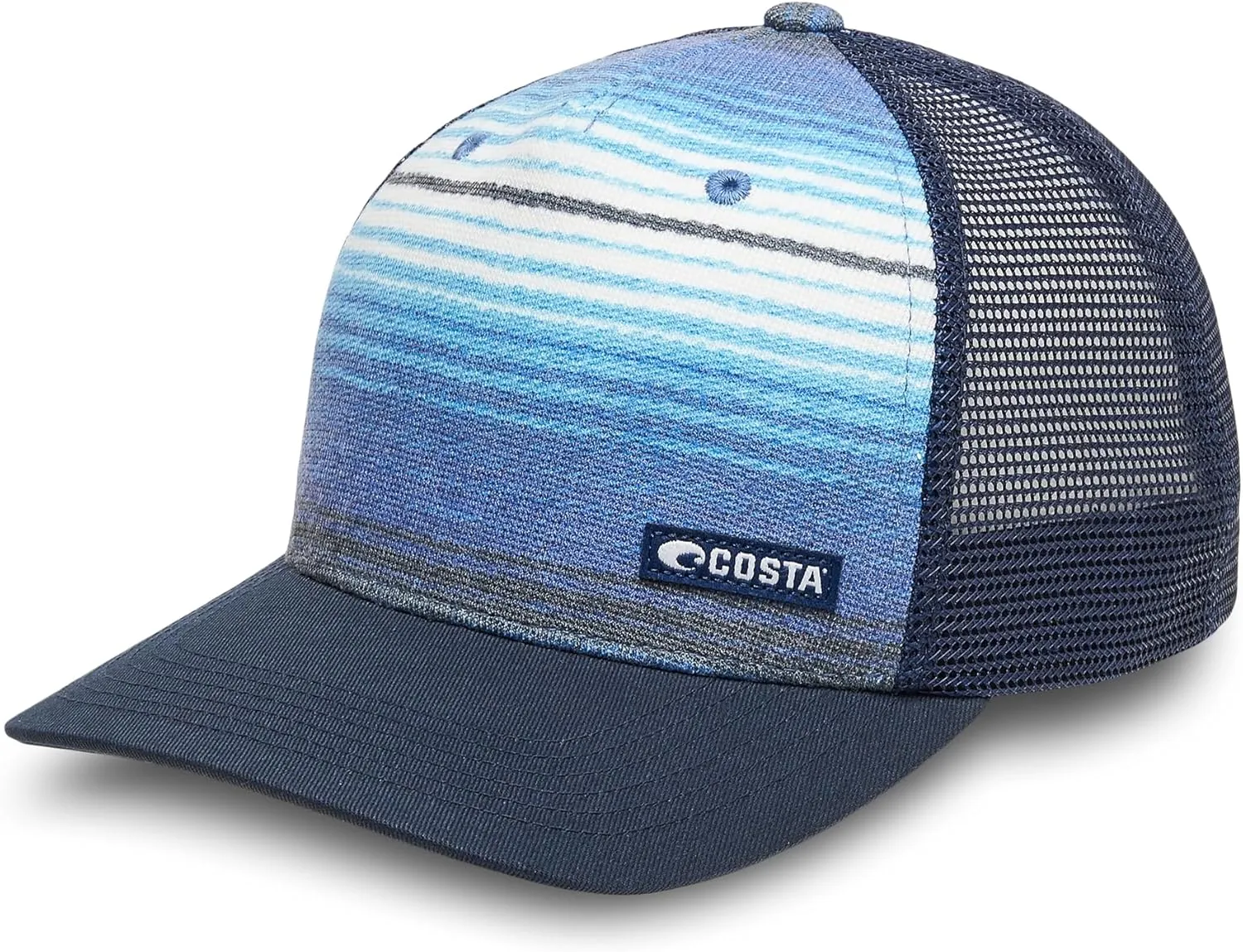 Costa Del Mar Mens Baja Blue Trucker, Baja Blue, One Size