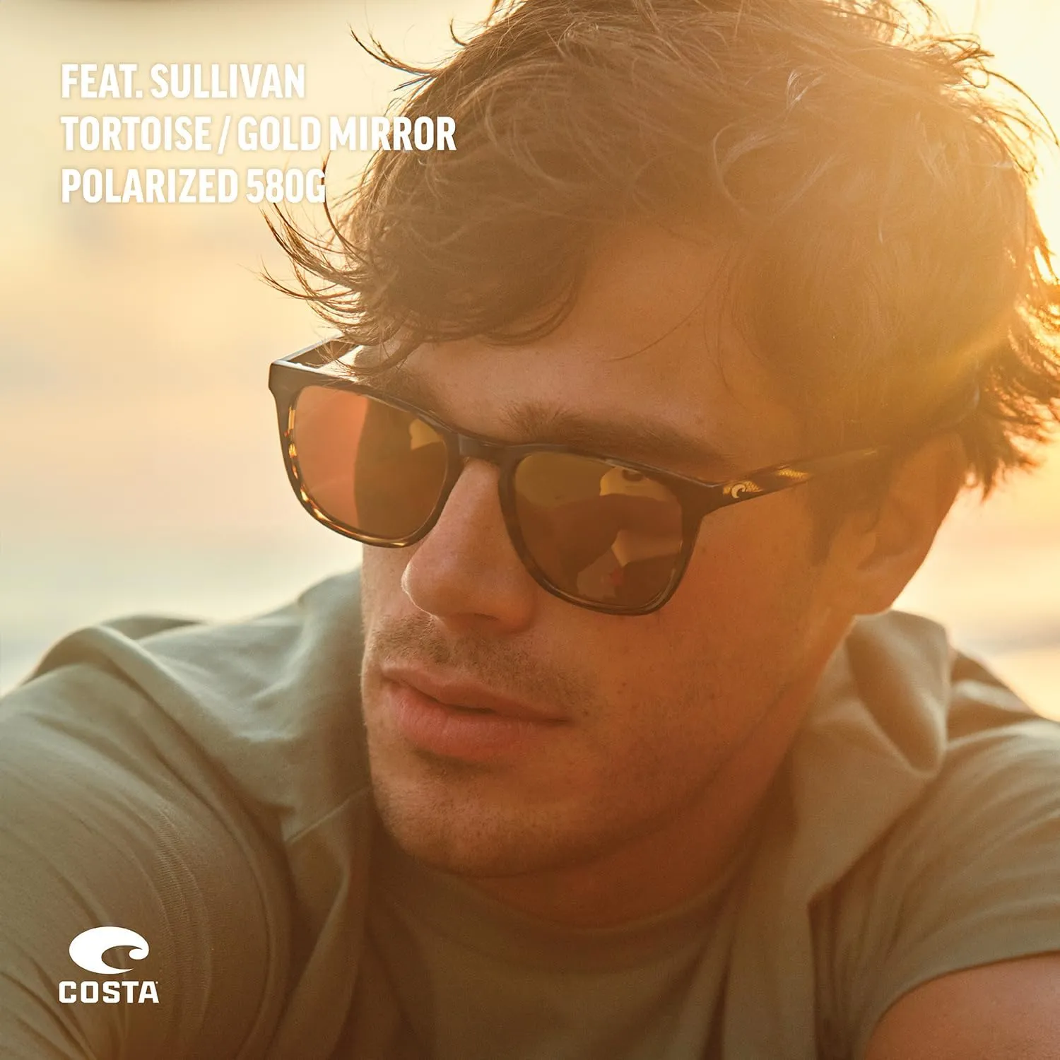 Costa Del Mar Men's Sullivan Square Sunglasses