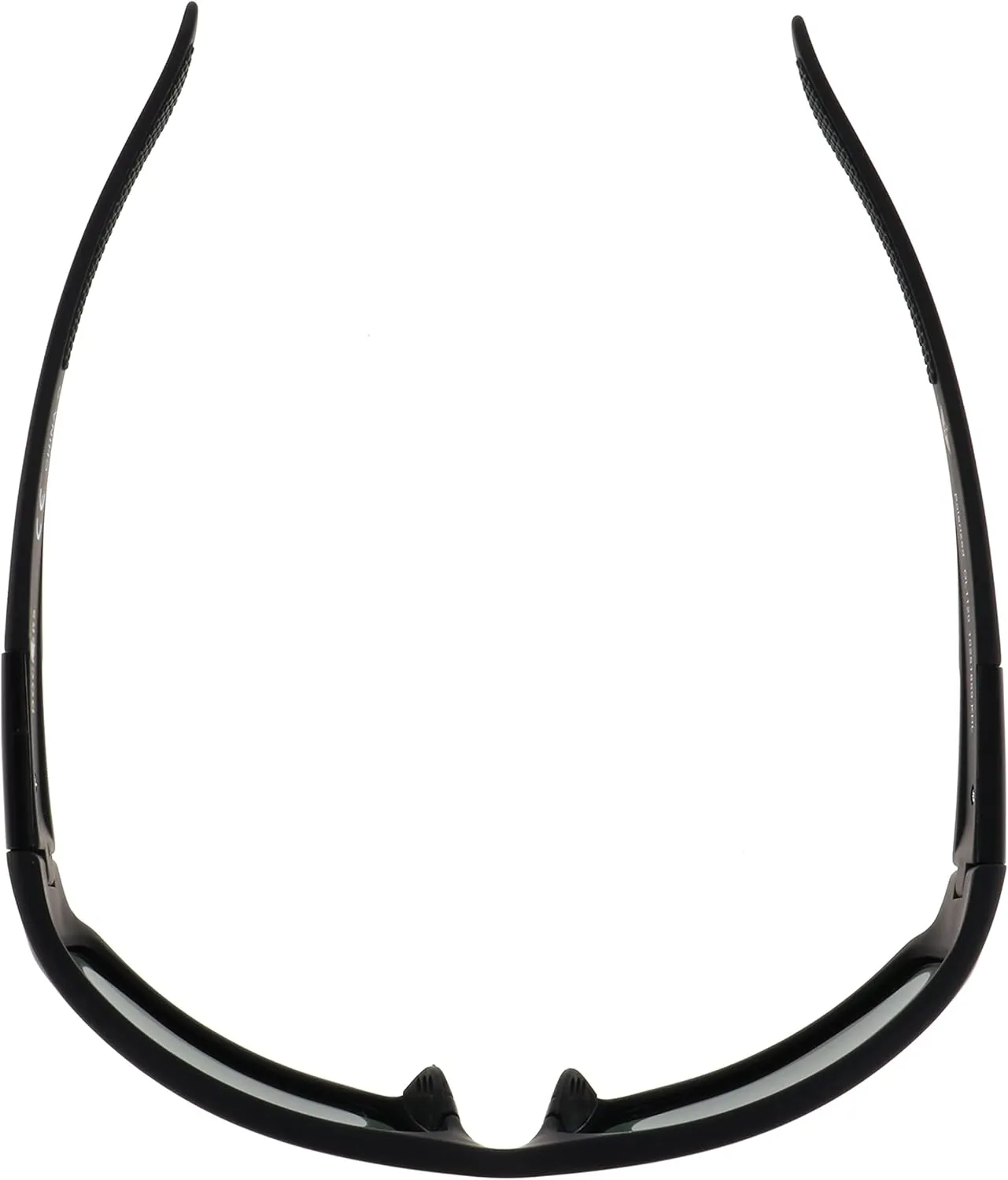 DOCKERS Men's Gavin Sunglasses Polarized Wrap, Black, 57mm