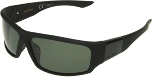 DOCKERS Men's Gavin Sunglasses Polarized Wrap, Black, 57mm