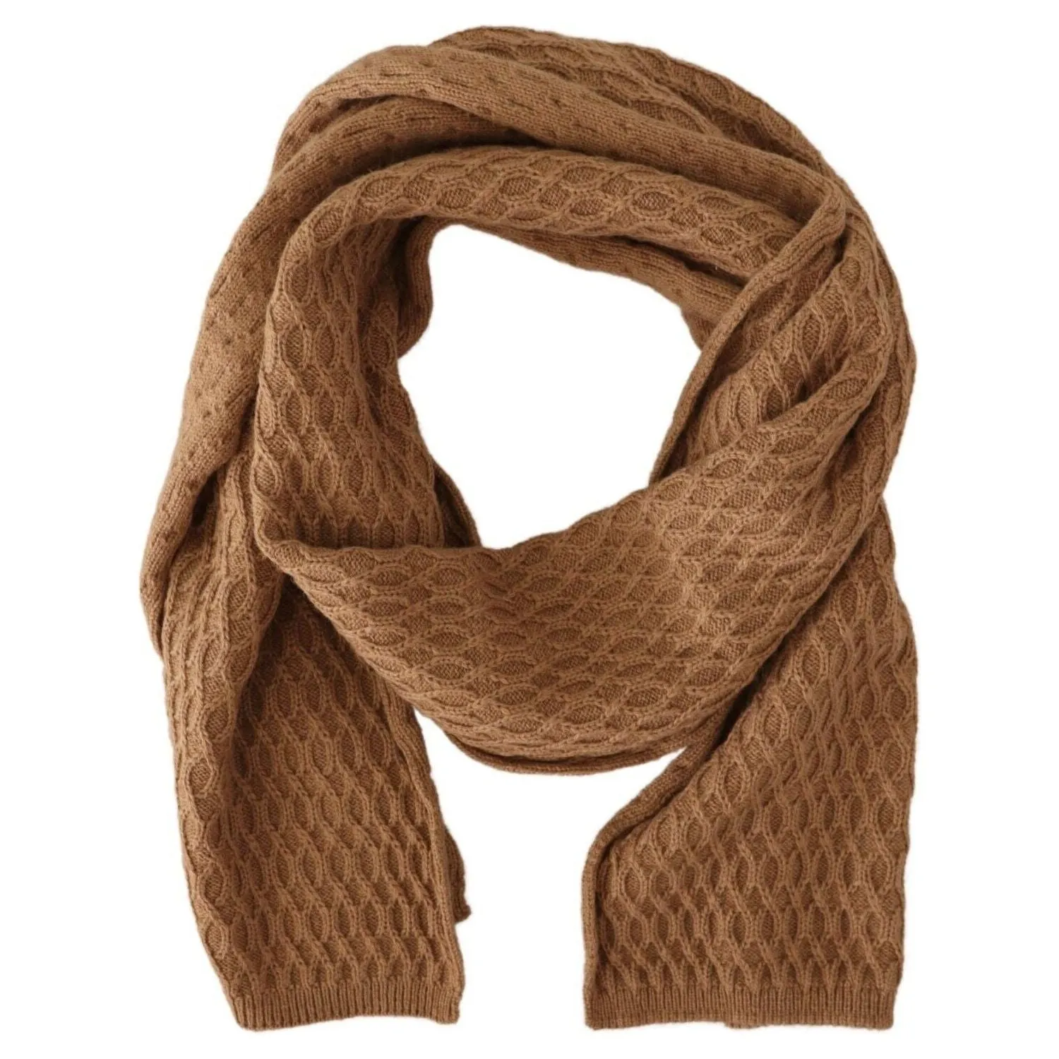 Dolce & Gabbana Elegant Dark Brown Knitted Scarf