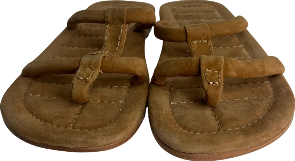 Free People Brown Strappy Sandles  EU 41 UK 8