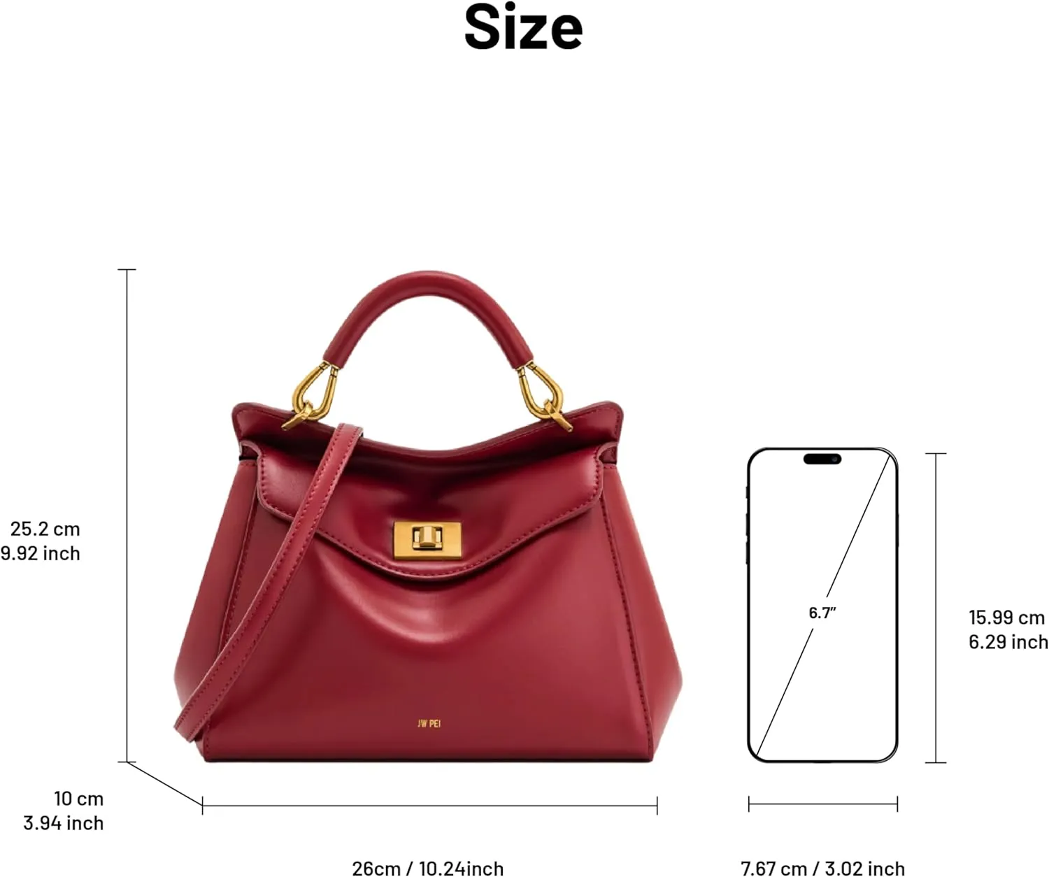 JW PEI Women's Lucia Classic Top Handbag