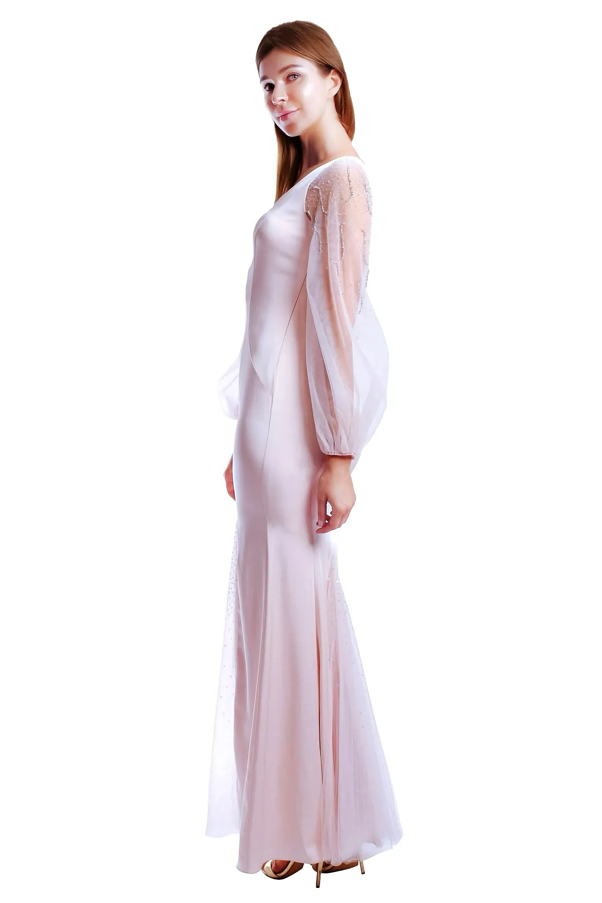 Madeline Balloon Sleeves Gown
