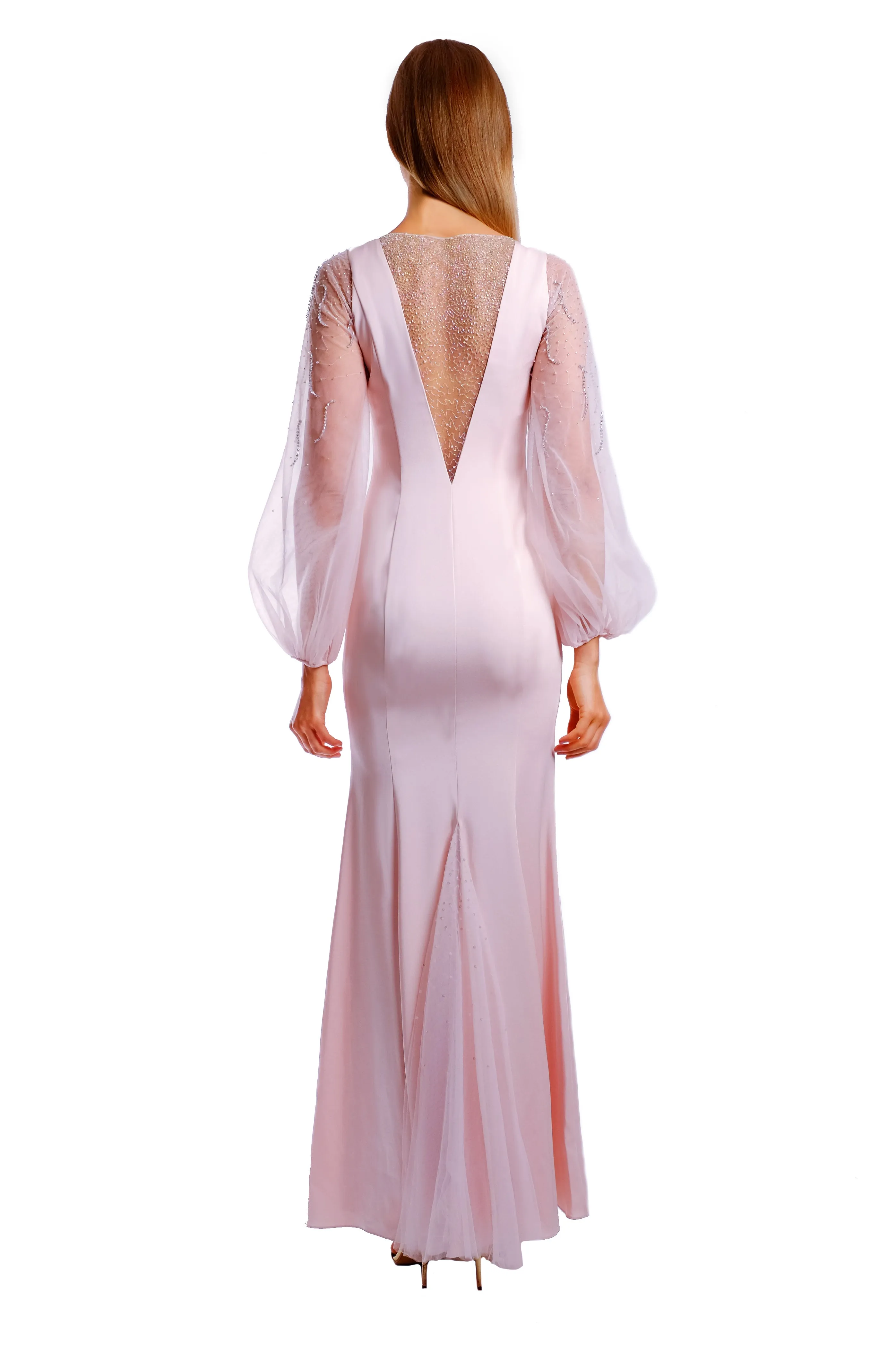 Madeline Balloon Sleeves Gown