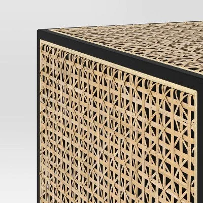 Nesting Accent Table Black/Natural (KD) - Threshold