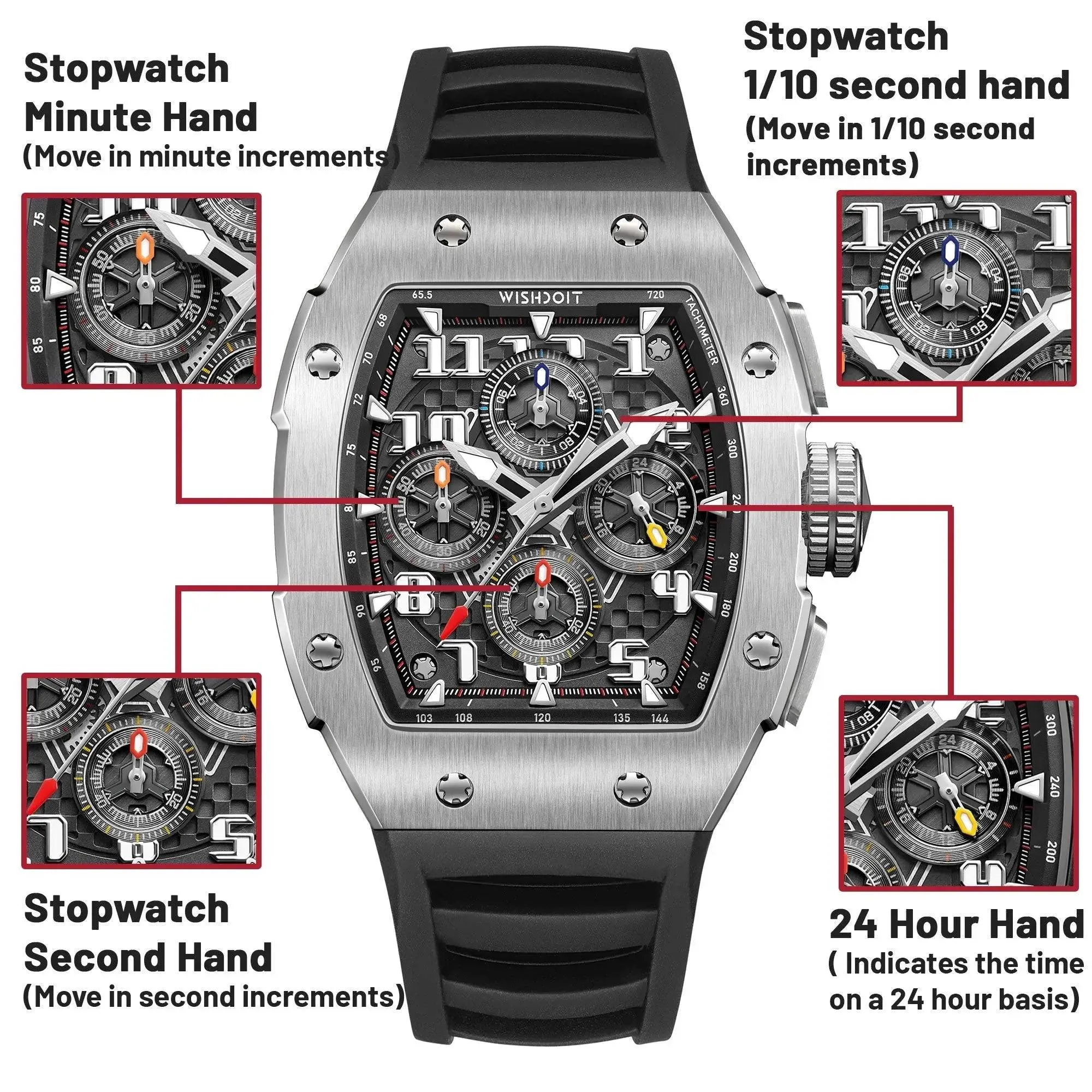 Racing | GT Chrono 2.0-Silvery Watch