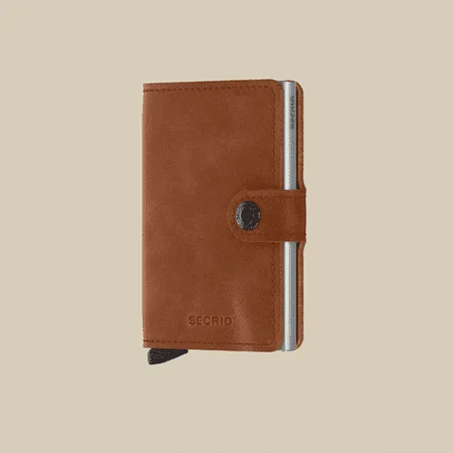 Secrid Miniwallet VINTAGE Cognac & Silver