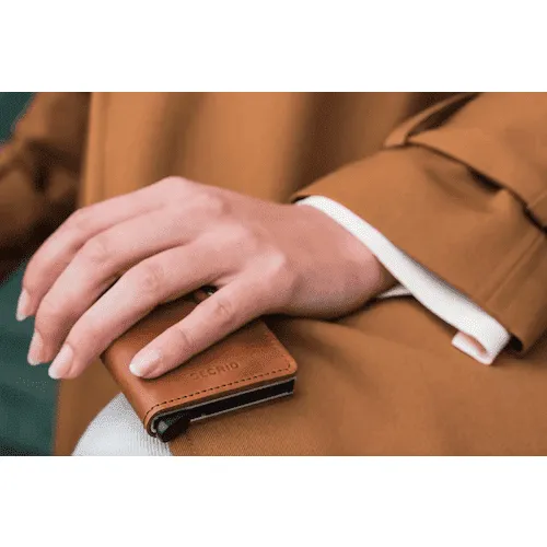Secrid Miniwallet VINTAGE Cognac & Silver