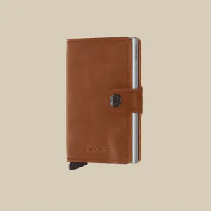 Secrid Miniwallet VINTAGE Cognac & Silver